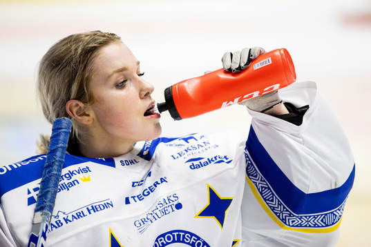 Leksands målvakt Amanda Johansson