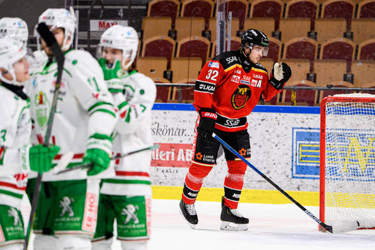 Luleås Oscar Engsund deppar