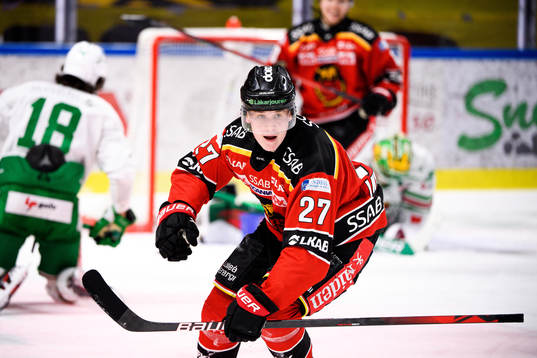 Luleås Nils Lundkvist jublar