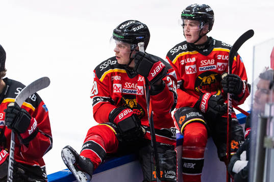 Luleås Erik Gustafsson och Nils Lundkvist