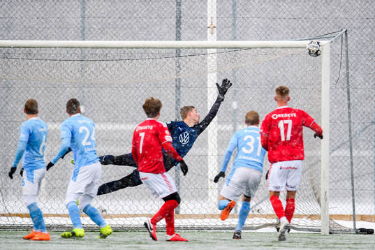Malmö FFs målvakt Mathias Nilsson
