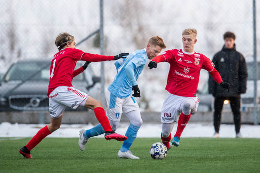 Malmö FFs Anders Christiansen och Kalmars Isak Vidjeskog