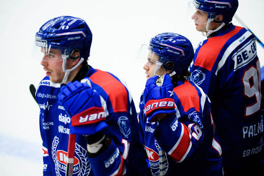 Oskarshamns Joakim Thelin, Tyler Kelleher och Rickard