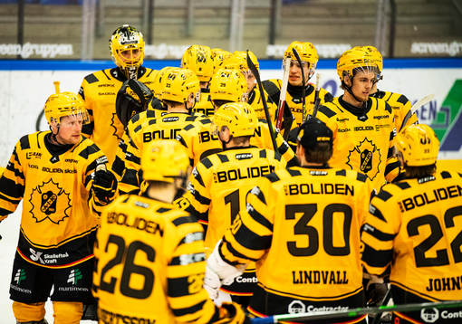 Skellefteås spelare jublar