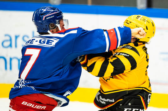 Oskarshamns Adam Janosik och Skellefteås Andreas Wingerli