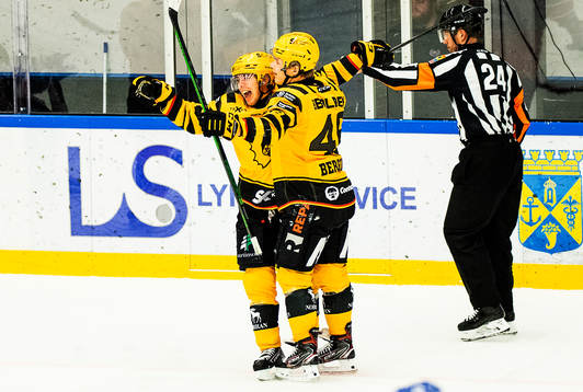 Skellefteås Rickard Hugg jublar