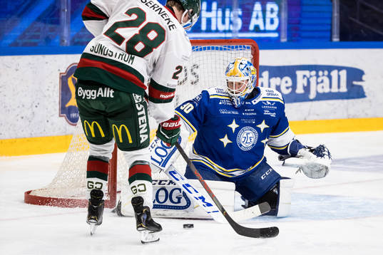 Frölundas Frölundas Johan Sundström oroar framför