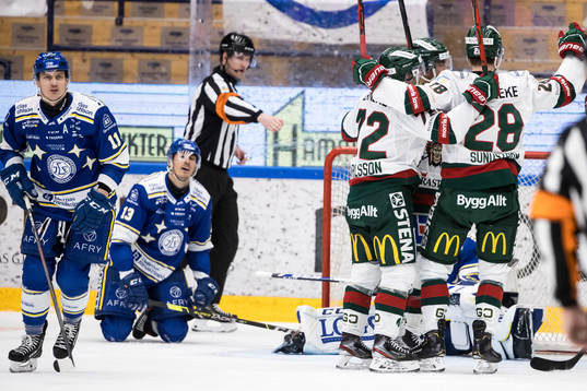 Frölundas Frölundas Johan Sundström jubel
