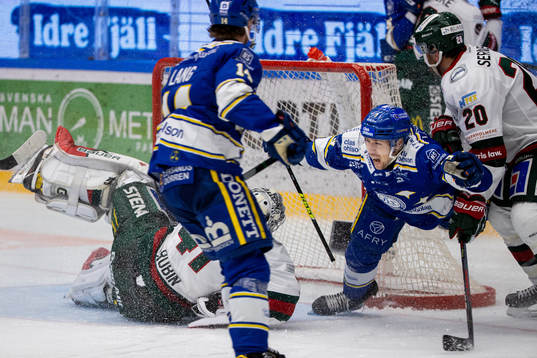 Leksands August Berg och Frölundas Joel Lundqvist