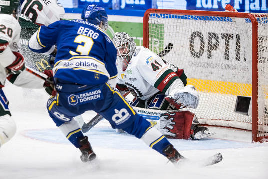 Frölundas målvakt Niklas Rubin