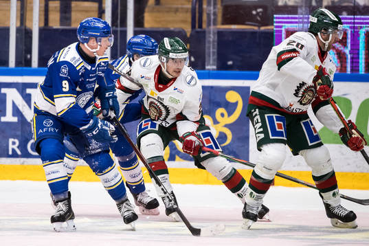 Leksands Patrik Zackrisson och Frölundas Frölundas Johan