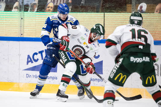 Leksands Nils Åman och Frölundas Joel Lundqvist