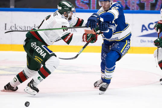 Frölundas Stefan Elliot och Leksands Nils Åman