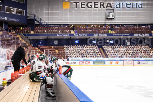 Frölundas spelarna deppar