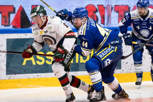 Frölundas Filip Johansson och Leksands Carter Ashton