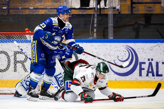 Leksands Mirco Müller och Frölundas Elmer Söderblom