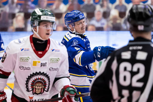 Leksands Patrik Zackrisson jubel