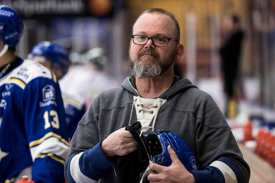 Leksands materialförvaltare Rob Flahiff