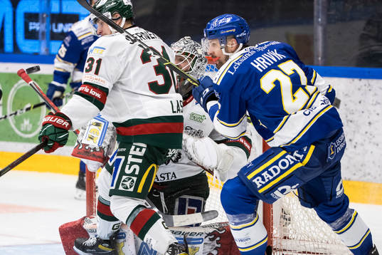 Frölundas Nicklas Lasu och Leksands Marek Hrivik
