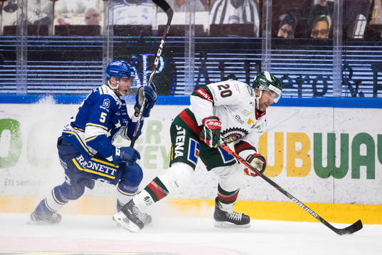 Leksands Calle Själin och Frölundas Joel Lundqvist