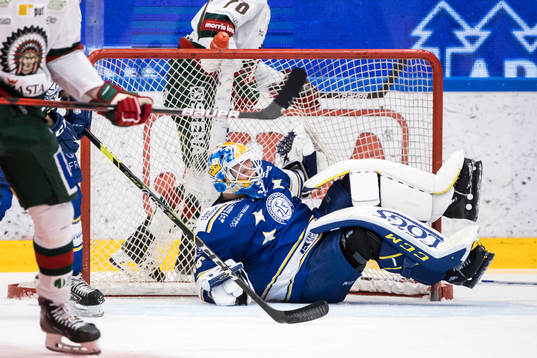 Leksands målvakt Janne Juvonen