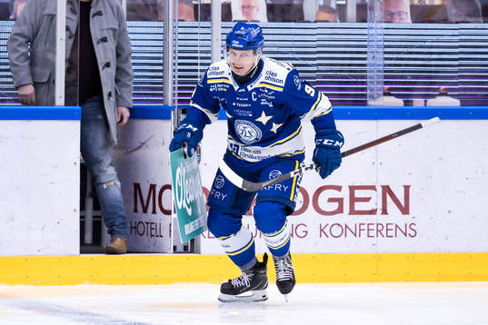 Leksands Patrik Zackrisson jubel