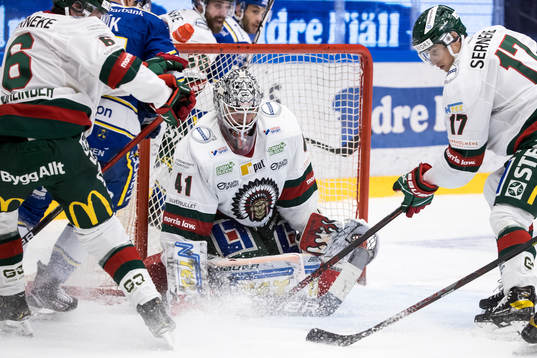 Frölundas målvakt Niklas Rubin