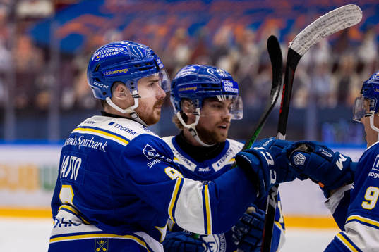 Leksands Matt Caito jublar