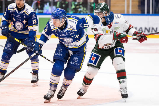 Leksands Martin Karlsson och Frölundas Joel Lundqvist
