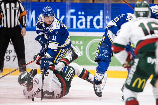 Leksands Martin Karlsson och Frölundas Joel Lundqvist