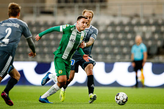 Hammarbys Jeppe Andersen och Brages Anton Lundin