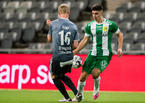 Brages André Kamp och Hammarbys Mayckel Lahdo