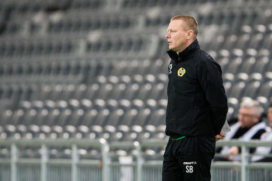 Hammarbys tränare Stefan Billborn