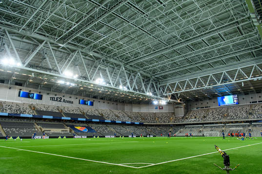 Interiör vy av Tele2 Arena