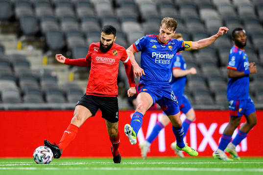 Vasalunds Charbel Georges och Djurgårdens Rasmus Schüller