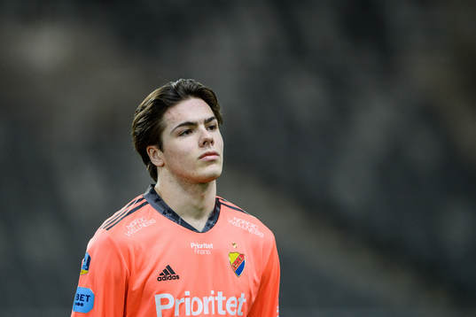 Djurgårdens målvakt Jacob Widell Zetterström