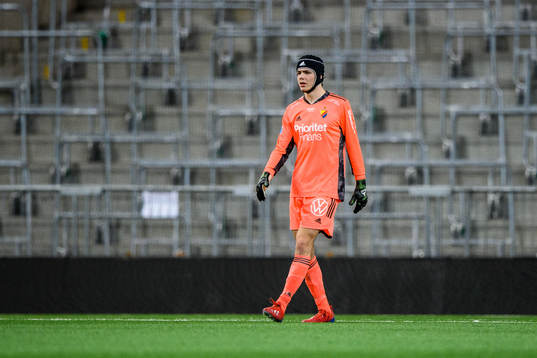 Djurgårdens målvakt Jacob Widell Zetterström