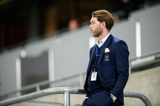 Djurgårdens pressansvarige Marcus Björling