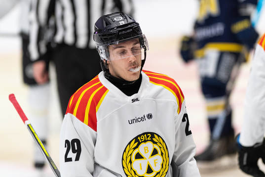 Brynäs Oscar Birgersson deppar