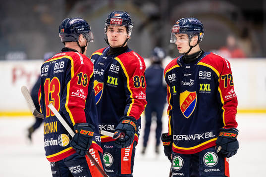 Djurgårdens Kalle Östman, Alexander Holtz och William