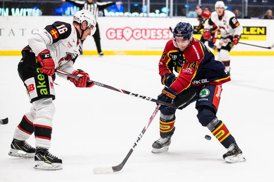 Malmö Redhawks Matias Lassen och Djurgårdens Tom Wandell