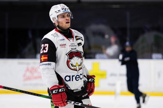 Malmö Redhawks Christoffer Forsberg deppar