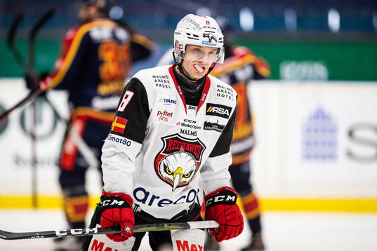 Malmö Redhawks Johan Olofsson deppar