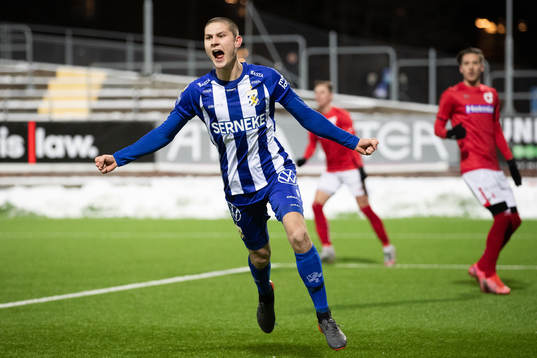 IFK Göteborg Rasmus Wikström jublar