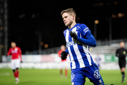 IFK Göteborgs Gustav Norlin jublar