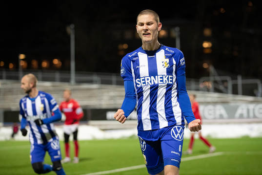 IFK Göteborgs Rasmus Wikström jublar