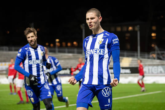 IFK Göteborgs Rasmus Wikström jublar