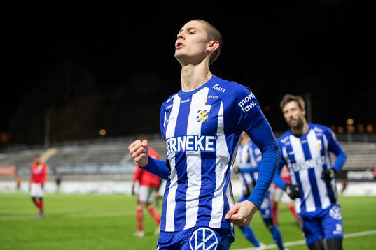 IFK Göteborgs Rasmus Wikström jublar
