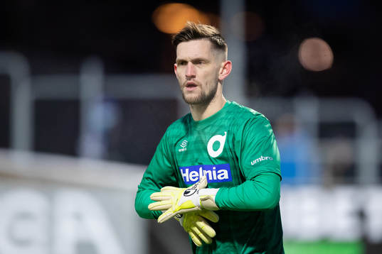 Degerfors målvakt Jeffrey Gal