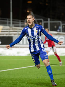 IFK Göteborgs Rasmus Wikström jublar